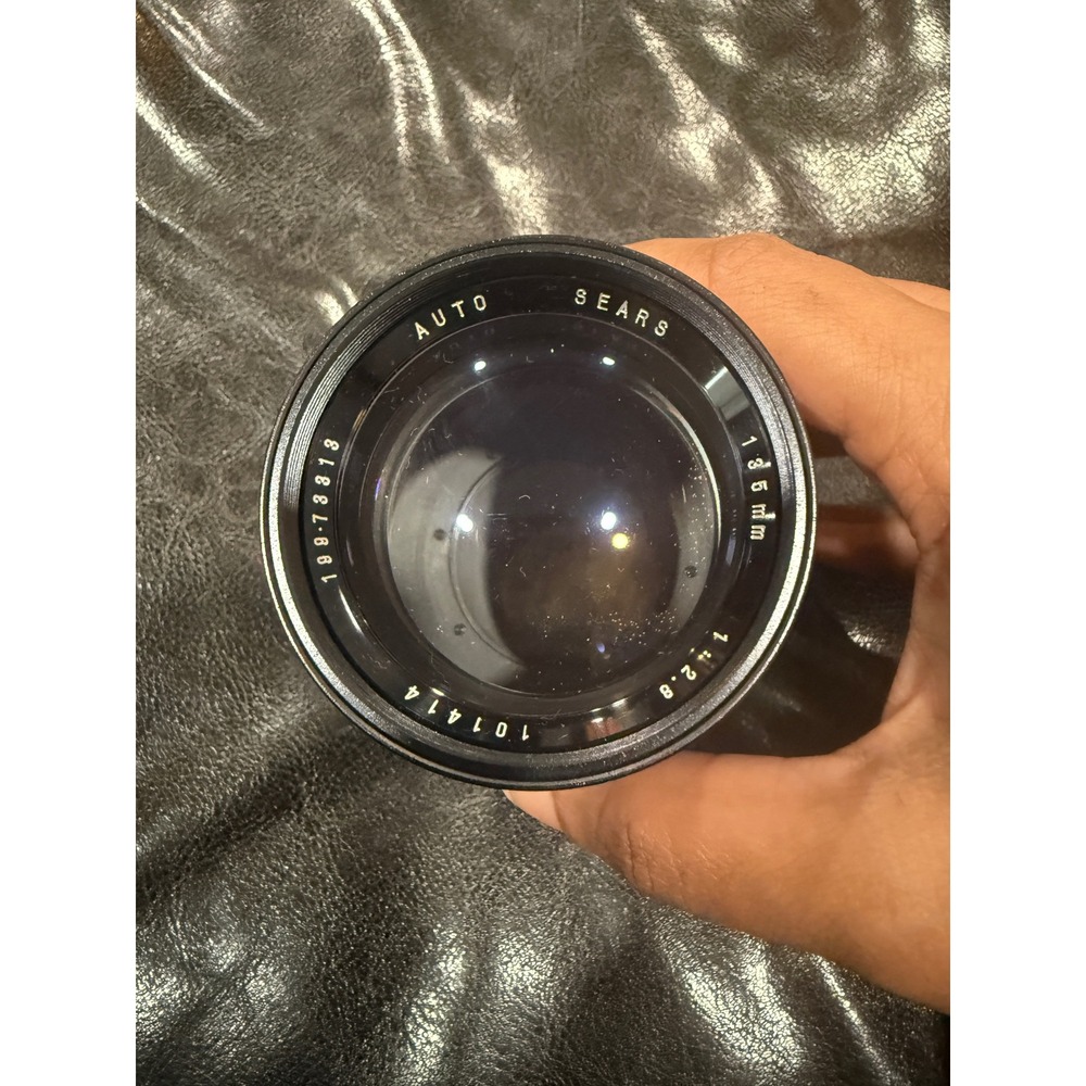 Sears Auto 135mm f2.8 Telephoto Prime Lens‎ with Case Made in Japan Vintage